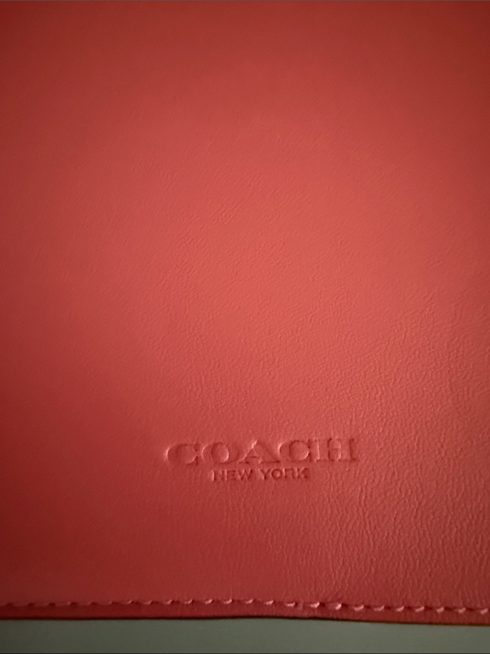 Coach Blush Pink  Tablet Folio Case with Snap Closure NWOT - Picture 3 of 6